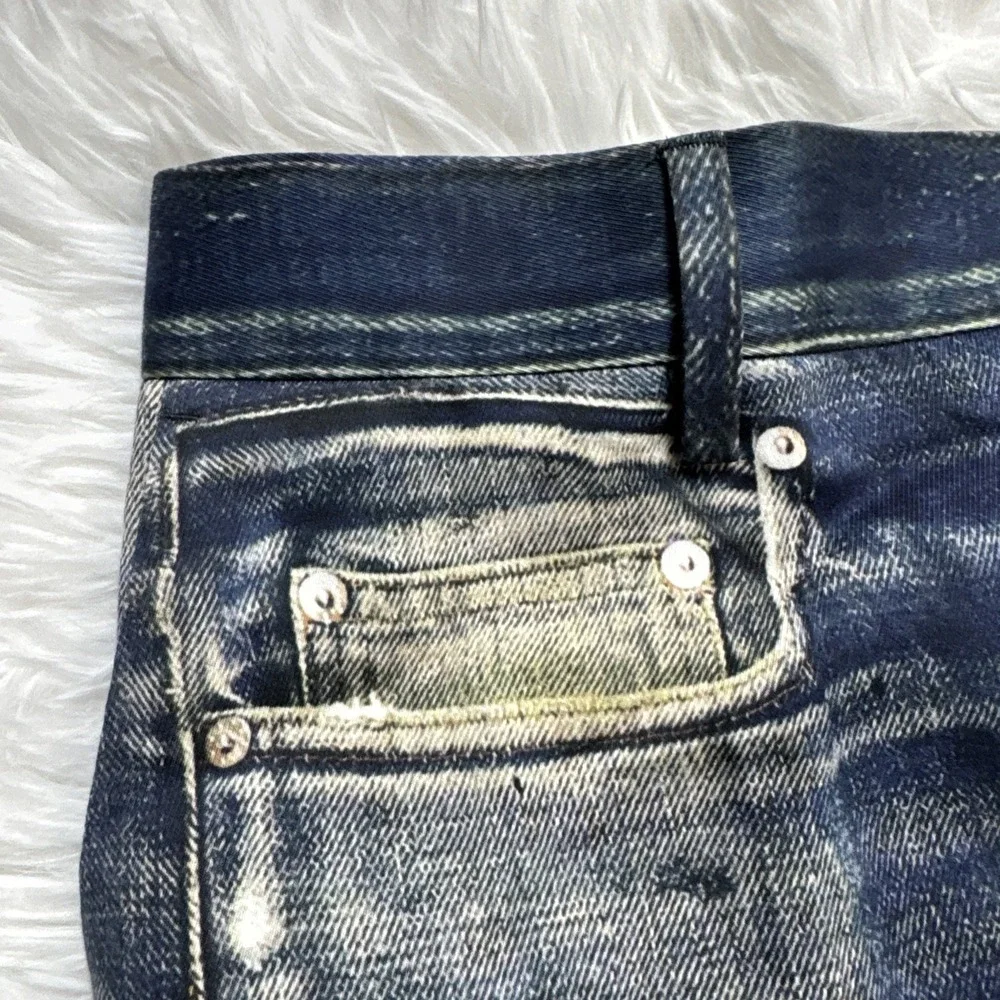 Rare!! Calvin Klein STUDIO Jeans Medium‎ M Made In Portugal 3D Printed New $549